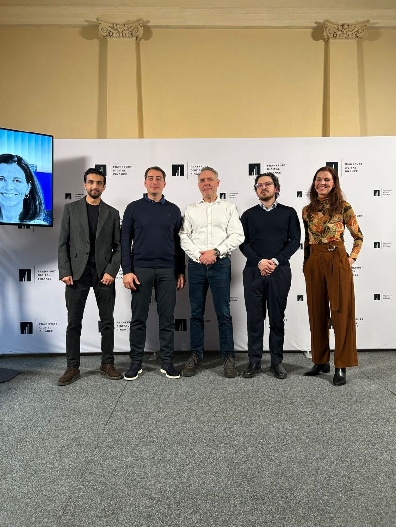 Group photo at Frankfurt Digital Finance